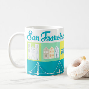 Mug San Francisco Icons Souvenir Iconique Moderne Lumi