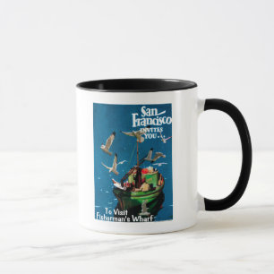 Mug San Francisco, le quai de CaliforniaFisherman