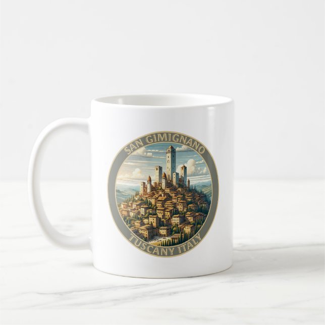 Mug San Gimignano Toscane Italie (Gauche)