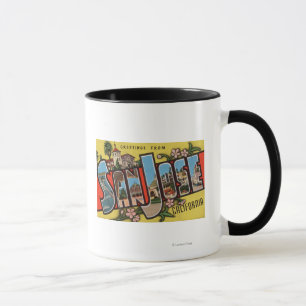 Mug San Jose, scènes de lettre de CaliforniaLarge