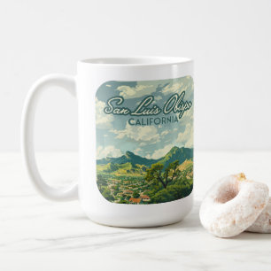 Mug San Luis Obispo SLO California Central Coast Retro