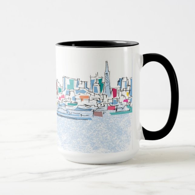 Mug San panoramique Franciso, CA (Droite)