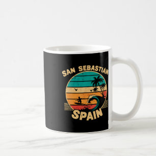 Mug San Sestian ville d'Espagne passionnée par les vag