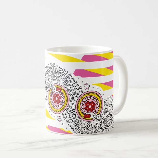 Mug Sana Tarot - Two of Pentacles (Devant droit)