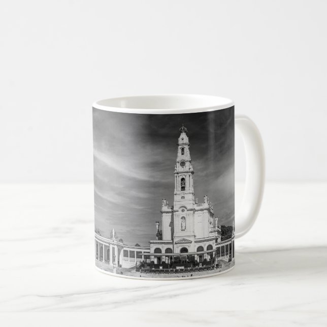 Mug Sanctuaire catholique de Notre-Dame de Fatima, Por (Devant droit)