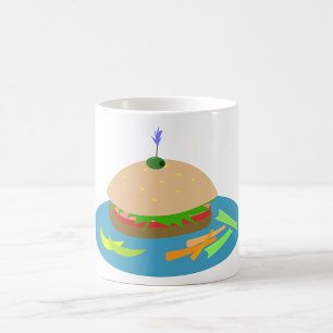 Mug Sandwich avec Veggie Sides Fun Food