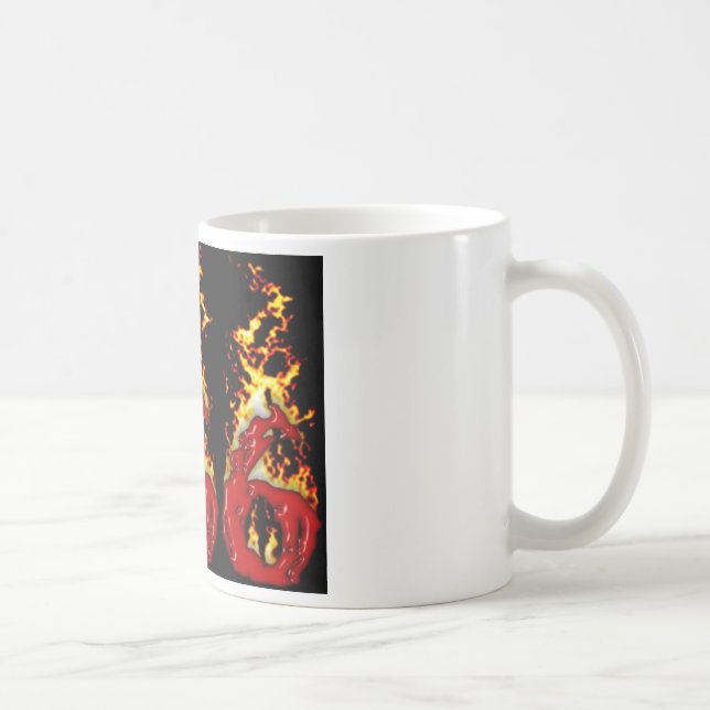 Mug Sang 666 et feu (Droite)
