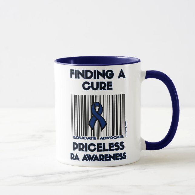 Mug Sans prix...Arthrite rhumatoïde M café à deux tons (Droite)