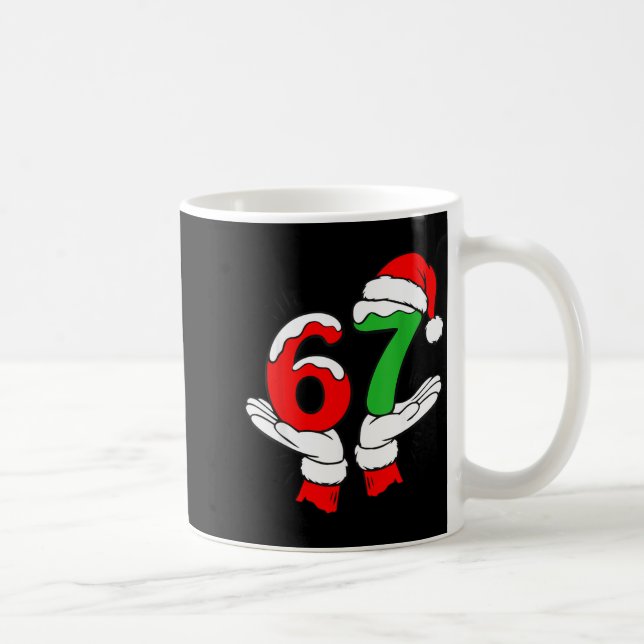 Mug Santa 67 Christmas Funny Six Seven Meme 6 7 Meme  (Droite)