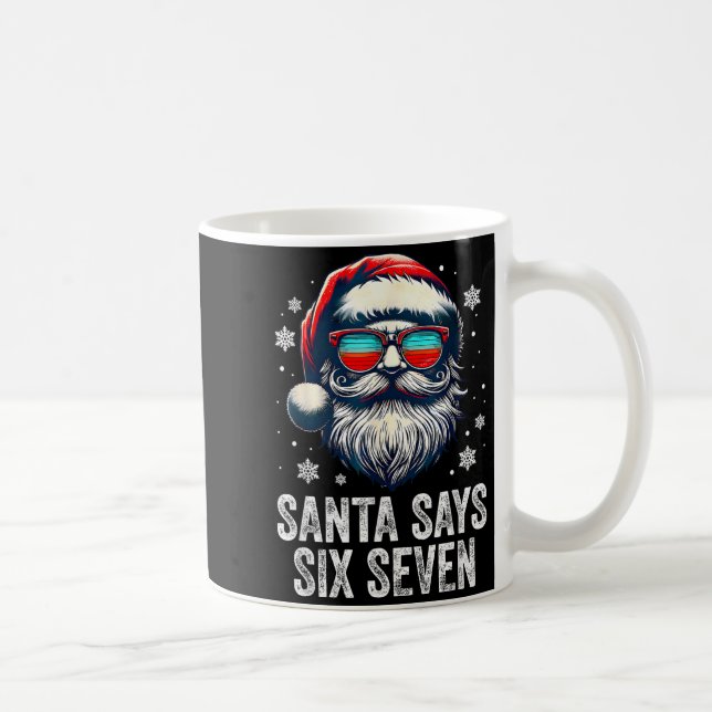 Mug Santa 67 Meme Funny Six Seven Christmas Xmas Pajam (Droite)