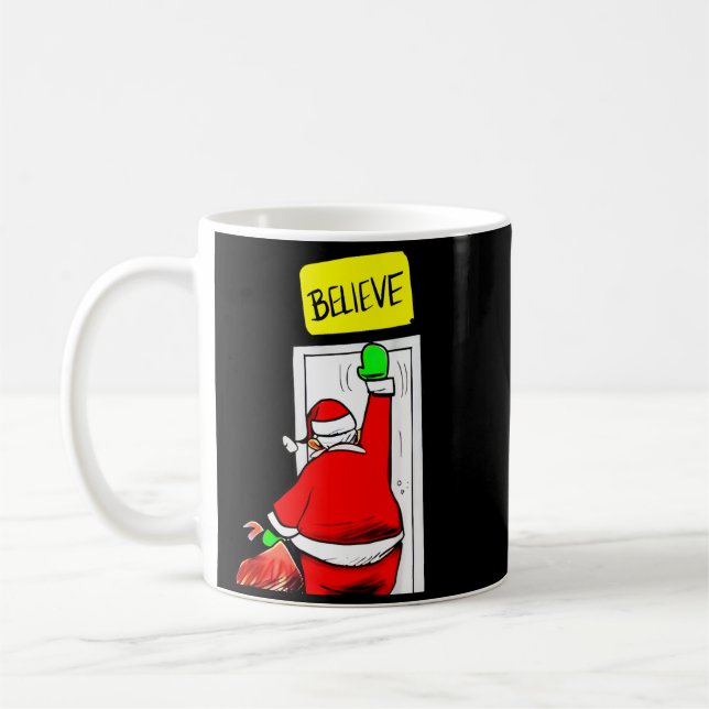 Mug Santa Believe Noël (Gauche)
