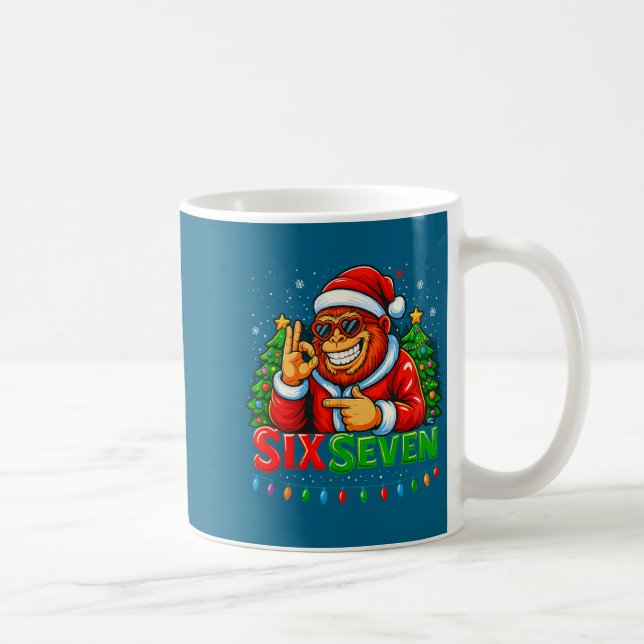 Mug Santa Bigfoot Christmas Sasquatch 67 Funny Meme Si (Droite)