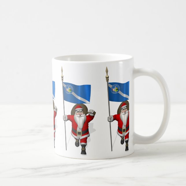 Mug Santa Claus Avec L'Enseigne De Las Vegas (Droite)