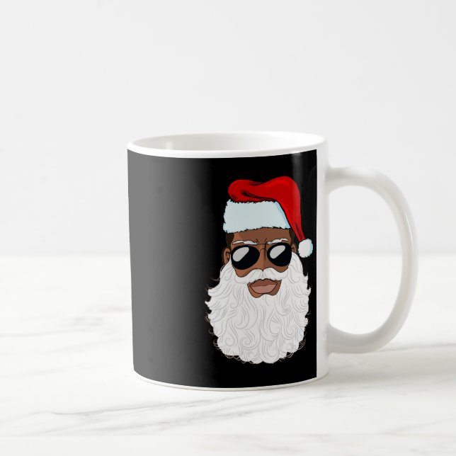 Mug Santa Claus Black Xmas Santa Afro African American (Droite)