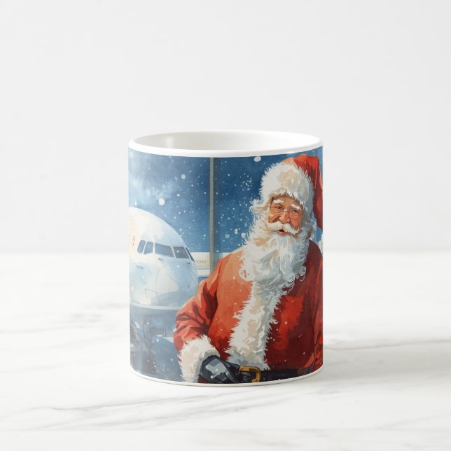 Mug Santa Claus est à l'aéroport (Centre)