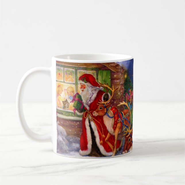 Mug Santa claus et rudolph (Gauche)