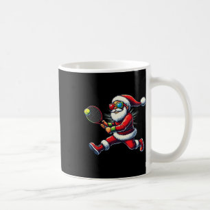 Mug Santa Claus Jouer Tennis Jeu Tennis Racket Chri