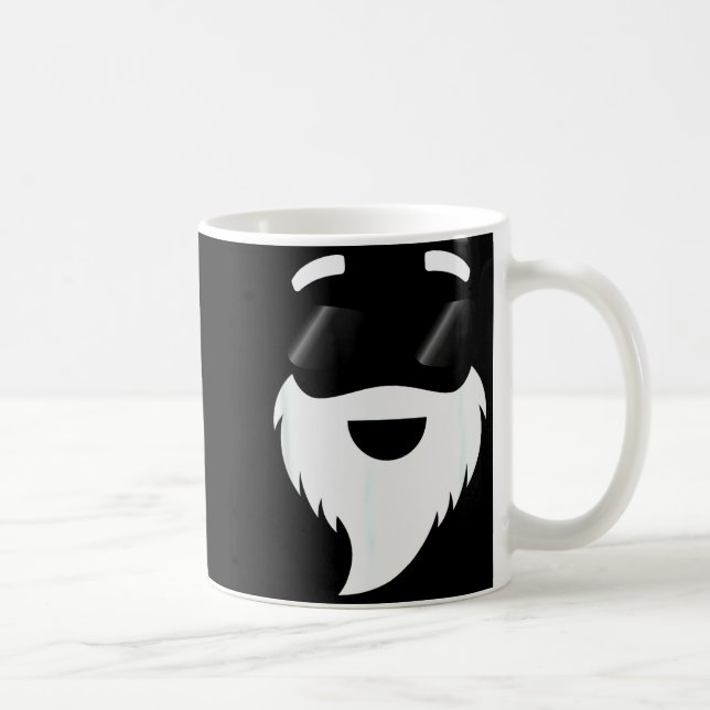 Mug Santa Claus Sungles Funny Hipster Christmas Appare (Droite)