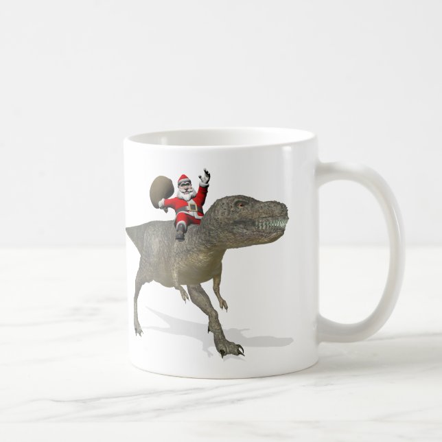 Mug Santa Claus Sur Tyrannosaurus Rex (Droite)