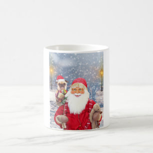 Mug Santa Claus w Noël Cadeaux Carlin Chien