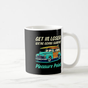 Mug Santa Cruz Pleasure Point Surf City Femmes Vintage