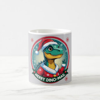 Mug Santa Dinosaur Christmas Funny “Merry Dino-Mas”