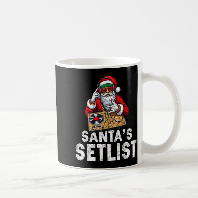 Mug Santa Dj Musician Santa’s Setlist House Music  (Droite)