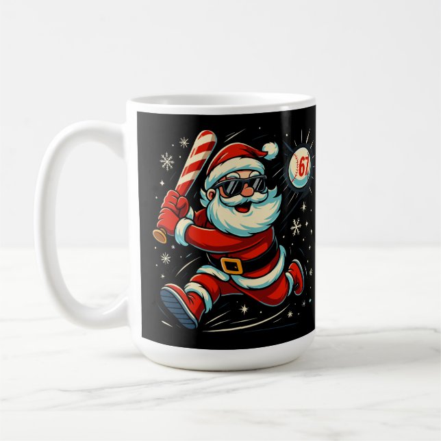 Mug Santa Écrase le Mème de Noël 6-7 (Gauche)
