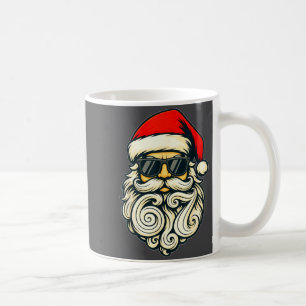 Mug Santa Face Retro Sungles 6 7 Noël 67 Santa Si
