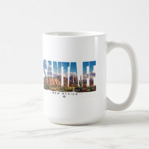 Mug Santa Fe Nouveau-Mexique Voyage Montagne Adobe