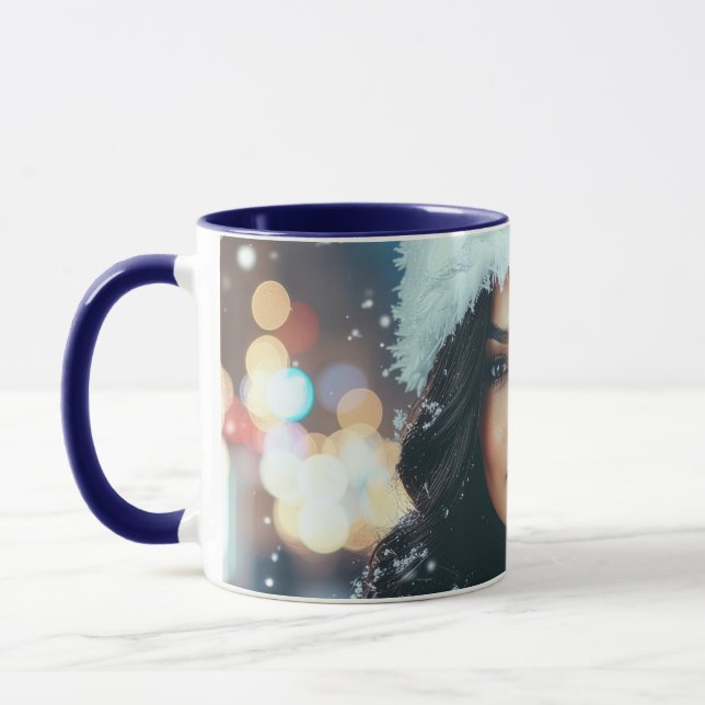 Mug Santa Girl - Ho Ho Ho - Christmas (Gauche)