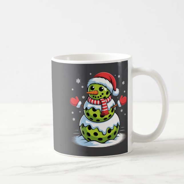 Mug Santa Hat Ckleball Snowman Christmas Men Women Kid (Droite)