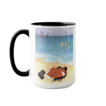 Santa in for a Swim -