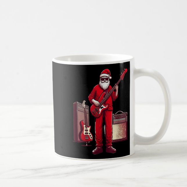 Mug Santa Playing Guitar B Christmas Pajama Musician B (Droite)