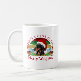 Mug Santa’s Little Yelper, Funny Dachshund Christmas