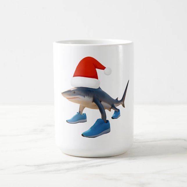 Mug Santa Tralalero Tralala –Shark in Santa Hat (Centre)