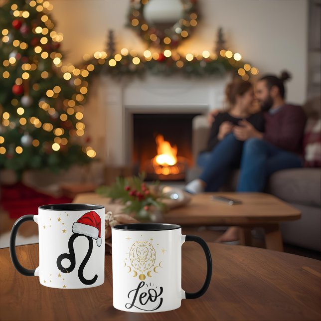 Mug Santa Zodiaque Lion (Créateur téléchargé)