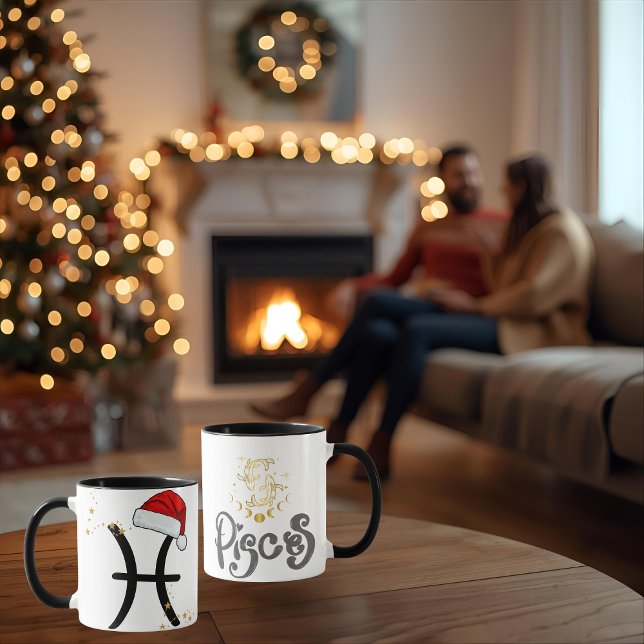 Mug Santa Zodiaque Poissons (Créateur téléchargé)