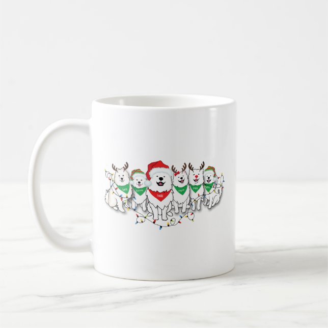Mug Santapaws avec lumières de Noël (Gauche)