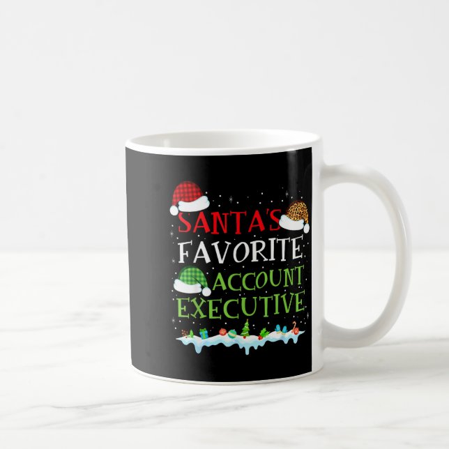 Mug Santa's Favorite Account Executive Fun Christmas  (Droite)