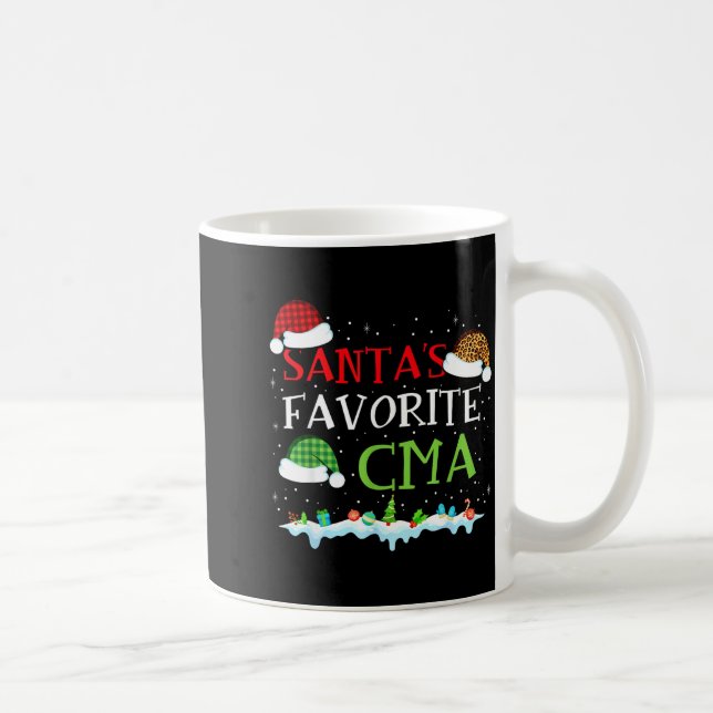 Mug Santa's Favorite Cma Fun Christmas Medical Istant  (Droite)