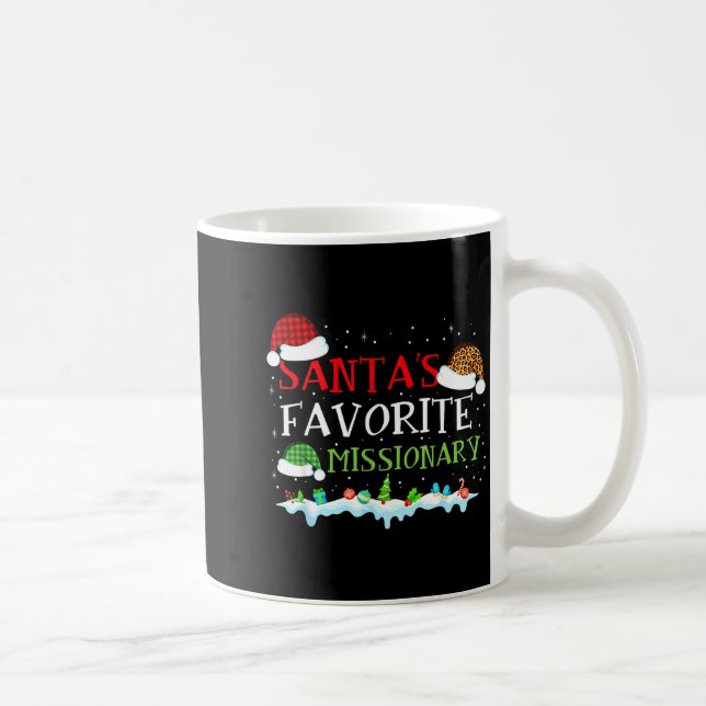 Mug Santa's Favorite Missionary Fun Christmas  (Droite)