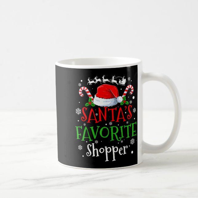 Mug Santa's Favorite Shopper Christmas Party  (Droite)