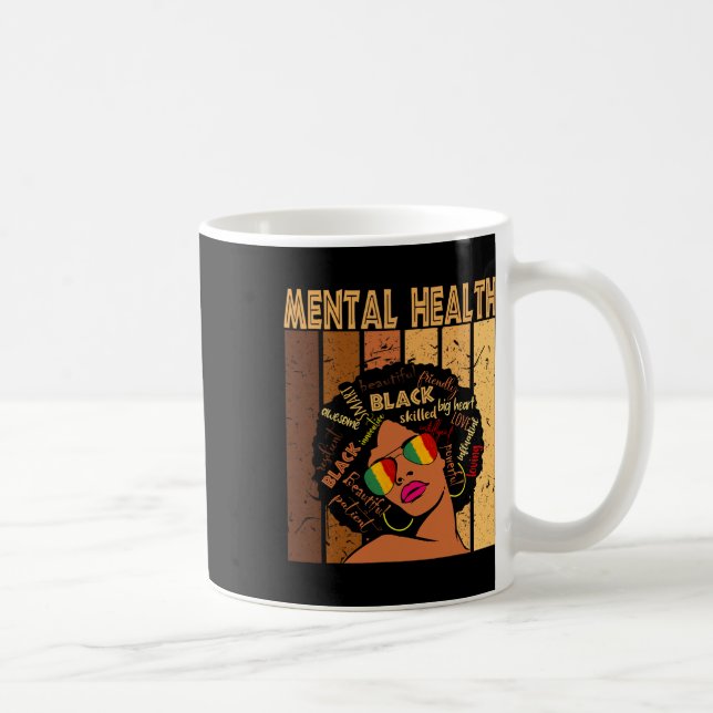 Mug Santé Afro-Africain-Américain Mois de l'histoire d (Droite)