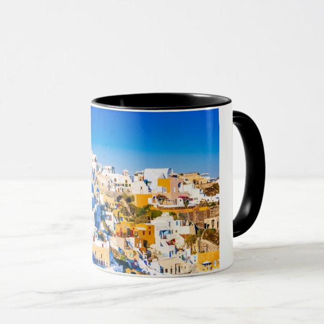 Mug Santorin Grèce (Devant droit)