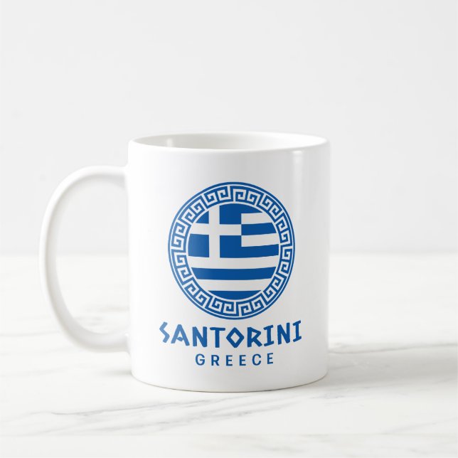Mug Santorin, Grèce (Gauche)