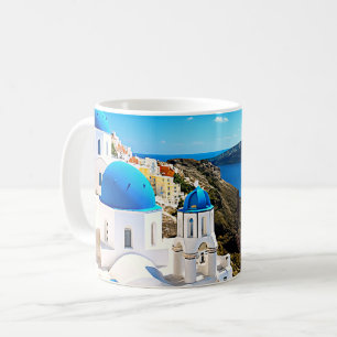 Mug Santorin, Grèce Blue Domes