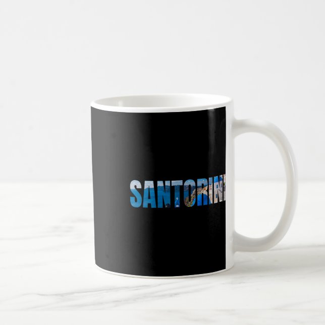 Mug Santorin île grecque mer Égée Grèce vacances  (Droite)