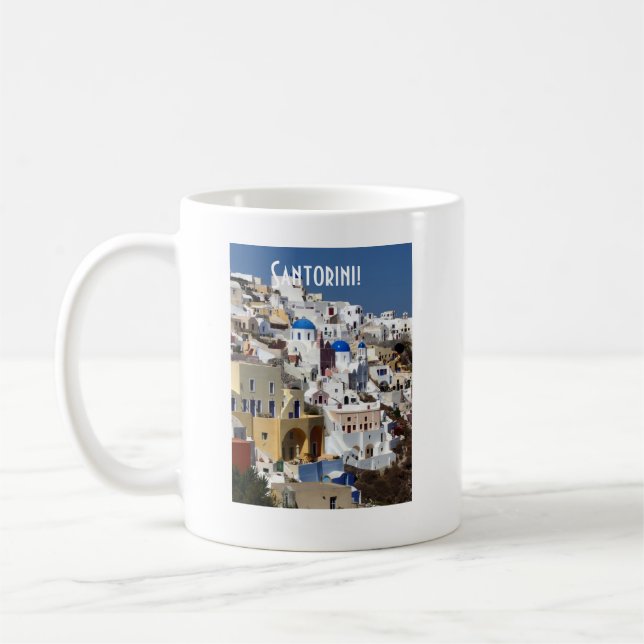 Mug Santorini, Grèce (Gauche)