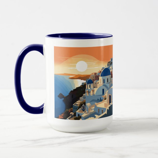 MUG SANTORINI GRÈCE #1 (Gauche)